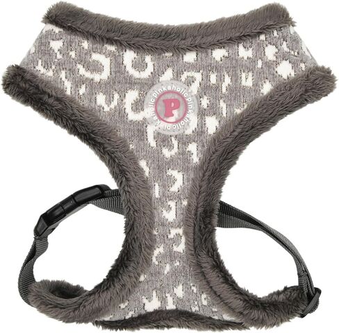 Pinkaholic New York Annika Dog Harness Over-The-Head Warm Winter Argyle Pattern Adjustable Chest for Small Dog, Aqua, Large in Saudi Arabia