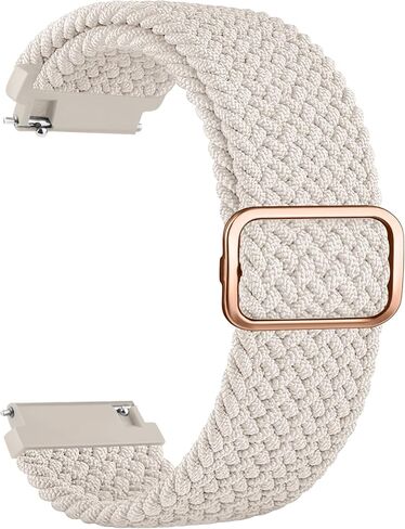 أشرطة Vanjua متوافقة مع Garmin Venu 2 Plus / Venu Sq / Venu / Vivoactive 3 Watch Band للنساء والرجال، حزام بديل رياضي من النايلون الناعم لـ Garmin Vivomove Sport، Vivoactive 3 Music، Forerunner 645 / 245 Music Watch الذكية in Saudi Arabia