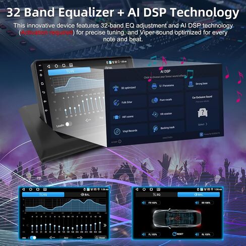 EKAT for BMW X3 E83 2004-2012 Android Car Stereo [4+64G] - Wireless Carplay & Android Auto - 9 Inch Touchscreen Radio with 32 EQ DSP, WiFi, GPS, Split Screen + AHD Rear View Camera in Saudi Arabia
