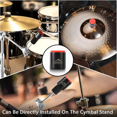 EASTROCK MINI Practice Drum Pad, 2.16 Inches Silent Drum Pad, Silicone Dumb Drum for Beginners,Red in Kuwait