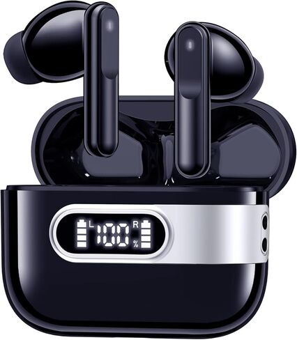 occiam Earbuds Wireless Bluetooth 5.3 Headphones Ear Buds 64H Playback, IPX7 Waterproof, 13mm Drivers with HiFi Sound, in-Ear Earphones for iOS Andriod Cell Phone in Kuwait