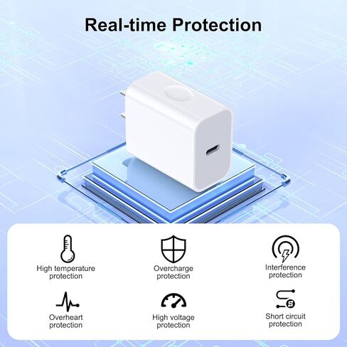 مجموعة شاحن شحن سريع من النوع C مكونة من قطعتين لـ S24/S24 Ultra/A15 5G/Z Flip 5/S24+/S23 FE/S22/S21/S20/Z Fold 5/A14/A53/A73/A03s/A23، صندوق شاحن 20 وات يو اس بي سي in Kuwait