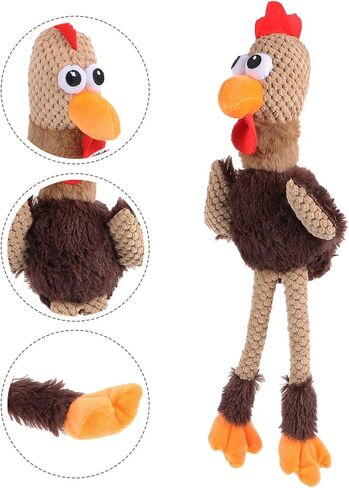 ibasenice 1 قطعة لعبة الدجاج القتالية لعبة التسنين على شكل ألعاب محشوة ألعاب محشوة من القطيفة على شكل دجاج محشو على شكل حيوان لعبة جلب الحيوانات الأليفة لعبة مضغ للكلاب دمية مضغ المولي للحيوانات الأليفة دمية مضغ المولي للكلاب والقطط لعبة مضغ in Kuwait