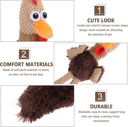 ibasenice 1 قطعة لعبة الدجاج القتالية لعبة التسنين على شكل ألعاب محشوة ألعاب محشوة من القطيفة على شكل دجاج محشو على شكل حيوان لعبة جلب الحيوانات الأليفة لعبة مضغ للكلاب دمية مضغ المولي للحيوانات الأليفة دمية مضغ المولي للكلاب والقطط لعبة مضغ in Kuwait