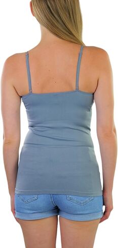 ToBeInStyle Women's Stretch Layering Scoop Neck Camisole Tanks & Camis in Kuwait