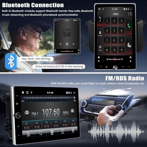 [2+64G] ستيريو سيارة Android 13 لسيارة VW Passat Golf Seat Tiguan Polo Skoda Touran مع Carplay اللاسلكي Android Auto، راديو سيارة بشاشة لمس عمودية 10.4 بوصة مع WiFi/GPSBluetooth، FM/RDS، SWC+كاميرا خلفية in Saudi Arabia