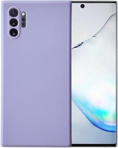 Compatible with Samsung Galaxy Note 10 Plus or Note 10 Plus 5G Soft Liquid Silicone Gel Cell Phone Mobile Basic Back Case Cover (Lavender Purple) in Saudi Arabia