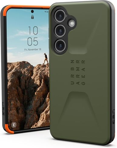 URBAN ARMOR GEAR UAG مصمم لهاتف Samsung Galaxy S24 مقاس 6.2 بوصة من ألياف الكربون Monarch، غطاء واقٍ متين مقاوم للسقوط والصدمات ومقاوم للانزلاق in Kuwait