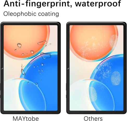 MAYtobe [واقي شاشة مكون من عبوتين مصمم لجهاز Samsung Galaxy Tab A9 Plus / A9+ (11 بوصة 2023) زجاج مقسى، بدون فقاعات، مقاوم للخدش، سهل التركيب in Saudi Arabia