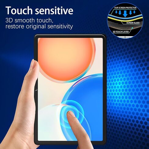 MAYtobe [واقي شاشة مكون من عبوتين مصمم لجهاز Samsung Galaxy Tab A9 Plus / A9+ (11 بوصة 2023) زجاج مقسى، بدون فقاعات، مقاوم للخدش، سهل التركيب in Saudi Arabia