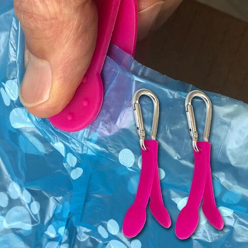 Dog Poop Bag Opener and Grocery Produce Bag Opener - Two Pack - Easily Open Slippery Bags in Saudi Arabia