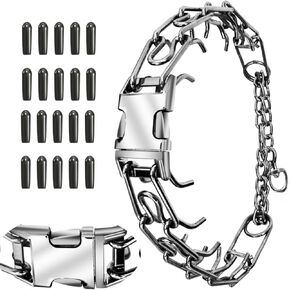Quick Release Dog Collar, Metal Leash Collar for Small Dogs, Medium Dogs, Large Dogs (XL(23-26" Neck))