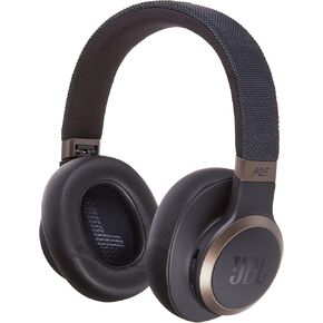 JBL Live 650BTNC, Black - Wireless Over-Ear Bluetooth Headphones - Up to 20 Hours of Noise-Cancelling Streaming - Includes Multi-Point Connection & Voice Assistant (Renewed)