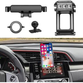 APESER Compatible with Honda Accord Screen Phone Holder 2018 2019 2020 2021 2022,Accord Navigation Screen Mounted Anti-Shake Phone Holder Mount-360 Degree Rotation Accord Phone Stand(8 inch)