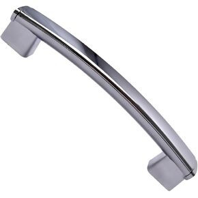 WB15X26821 Door Handle Replacement (Stainless Steel Color) Compatible with General Electric Microwave Handle,Fit GE Microwave Door Handle JVM6175SK2SS JVM7195SK3SS JVM6175SK1SS