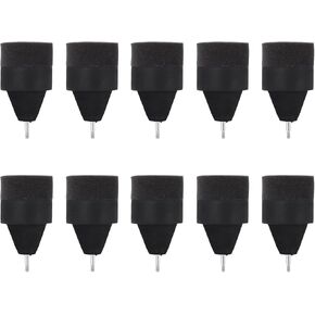 Topyond 10pcs Sponge Arrowhead, Safe, Impact Absorbing, Foam Tip Arrows for Outdoor Archery, CS Game