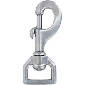 Weaver Leather #17 Flat Swivel Snap (Chrome Brass)