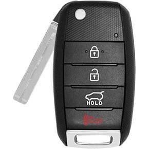 Genuine OEM 95430-D9100 Keyless Entry Remote Key FOB - TX Assembly with Key Blade / 95430D9100 for Kia Sportage 2017-2020