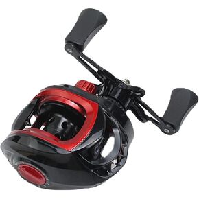 Powerful Metal Baitcasting Reel, 7.2:1 Gear Ratio Baitcast Fishing Reel, Long Cast Spool, Smooth Fishing Reel for Saltwater Freshwater