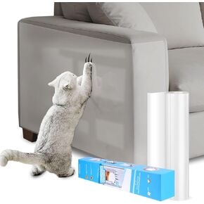 Anti-Cat Furniture Protector, 236" x 11.8" Cat Couch Scratch Deterrent
