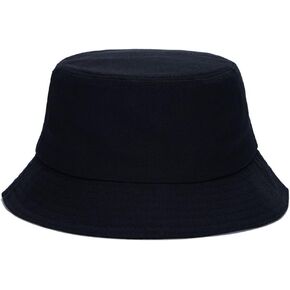 ChezAbbey Unisex Outdoor Flat Top Bucket Hats Wide Brim Sun Protection Fisherman Caps with Patterns