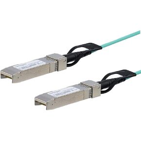 StarTech.com Cisco SFP-10G-AOC3M Compatible 3m/9.84ft 10G SFP+ to SFP+ Active Optical Fiber - 10Gbps SFP Plus/Mini GBIC/Transceiver Module Cable - Firepower ASR1000 (SFP10GAOC3M)