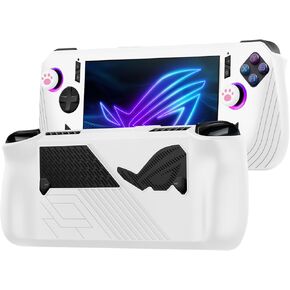Silicone Protective Case for ASUS ROG Ally X 2024, Shockproof Non-Slip Slim Case for Rog Ally X, ASUS Rog Alloy X Accessories (Blue)