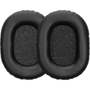 kwmobile Ear Pads Compatible with Sony MDR-7506 / MDR-7510 / MDR-7520 / MDR-V6/MDR-CD900ST Earpads - 2X Replacement for Headphones - Black