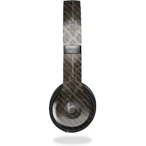 Carbon Fiber Headphone Skin Compatible with Beats Solo 4 - Vintage Elegance - Premium 3M Vinyl Protective Wrap Decal Cover - Easy to Apply | Crafted in The USA by MightySkins