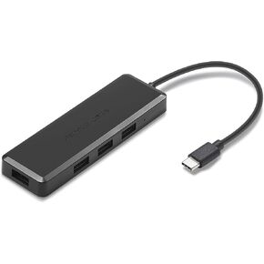4 Ports Docking Station, USB C Hub, 4 Ports High Speed USB 3.0 Hub Adapter with 5Gbps Data Transfer, USB C Adapter for Type C MacBook, Mac Pro, iMac, Mobile HDD, Surface, XPS, Flash Drive