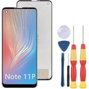 LCD Display Compatible with Ulefone Note 11p LCD Display Touch Screen Assembly Repair Replacement Parts with Tools