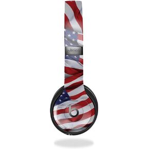 Skin Compatible with Beats Solo 4 - Patriot - Premium 3M Vinyl Protective Wrap Decal Cover - Easy to Apply | Crafted in The USA by MightySkins