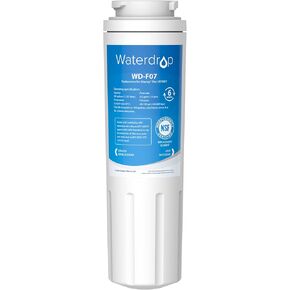 Waterdrop UKF8001 Refrigerator Water Filter 4, Compatible with Whirlpool EDR4RXD1, EveryDrop Filter 4, Maytag UKF8001AXX-750, UKF8001AXX-200, 46-9006, Puriclean II, WF-UKF8001, 6 Filters