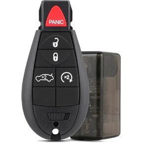 Key Fob Replacement Remote Key Kit for Dodge Grand Caravan 2008 2009 2010 2011 2012 2014 2014 2015 2016 Chrysler Town and Country Dodge Caravan Keyless Entry Remote Fob IYZ-C01C M3N5WY783X
