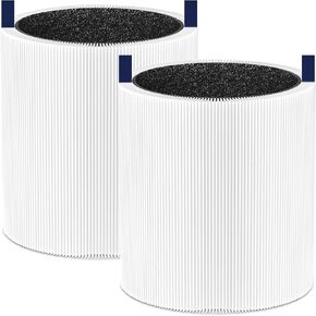 Blue Air Filter Replacement 411 Fits for Blueair Blue Pure 411 Genuine, Blue Pure 411+,411 Auto & Mini Air Purifiers(3 Pack)