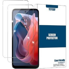 واقي شاشة Moto G play 2024، [عبوة من قطعتين] واقي شاشة من الزجاج المقوى عالي الدقة [لمس ثلاثي الأبعاد] [خالي من الفقاعات] [مضاد للخدش] واقي شاشة زجاجي لهاتف Moto G play 2024 in Kuwait