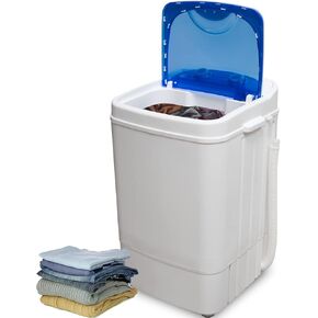 Deco Home Portable Washing Machine for Apartments, Dorms, and Tiny Homes with 8.8 lb Capacity, 250W Power, Wash and Low Agitation Spin Cycle, Includes Drainage Hose, ETL Certified