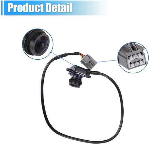 X AUTOHAUX سيارة الرؤية الخلفية عكس النسخ الاحتياطي كاميرا لموقف السيارات رقم 56038990AA ل دودج دارت 2012 2013 2014 2015 2016 4 Cyl 1.4L، 4 Cyl 2.0L، 4 Cyl 2.4L غطاء صندوق السيارة مثبت in Saudi Arabia