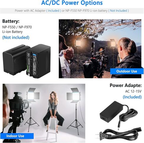 Neewer 2 Packs 660 LED Video Light and Stand Photography Lighting Kit: Dimmable LED Panel (3200-5600K, CRI 96+, Blue) with Heavy Duty Light Stand for Studio Portrait Product Video Shooting in Saudi Arabia