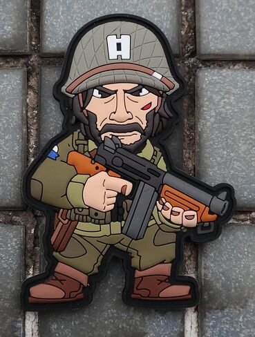 رقعة معنويات الجندي PVC WW2 US GI Brothers مع خطاف in Kuwait