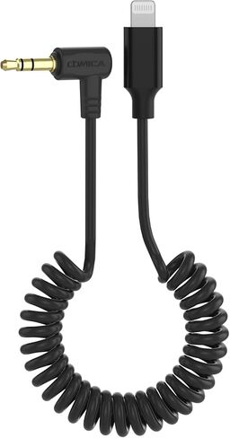 comica CVM-D-SPX 3.5mm TRS to 3.5mm TRRS Audio Adapter Cable for All Microphones with 3.5mm(TRS) Audio Output Plug in Saudi Arabia