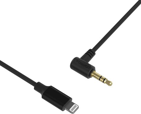 comica CVM-D-SPX 3.5mm TRS to 3.5mm TRRS Audio Adapter Cable for All Microphones with 3.5mm(TRS) Audio Output Plug in Saudi Arabia