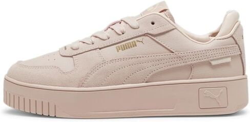 حذاء رياضي نسائي من PUMA Carina Street، باللون الأبيض والوردي والرمادي، مقاس 11 in Kuwait