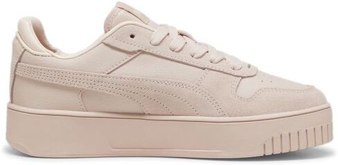 حذاء رياضي نسائي من PUMA Carina Street، باللون الأبيض والوردي والرمادي، مقاس 11 in Kuwait