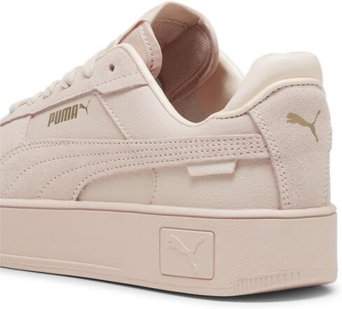 PUMA Women's CARINA STREET SUEDE Sneaker, Warm White-Frosted Ivory-Silver Sky, 9.5 in Saudi Arabia