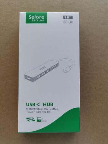 USB C Hub HDMI Adapter for MacBook Pro/Air, 7 in 1 USB C Dongle with HDMI, SD/TF Card Reader, USB C Data Port,100W PD, and 2 USB 3.0 Compatible for MacBook Pro/Air, Dell XPS, Lenovo Thinkpad. in Saudi Arabia