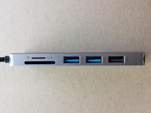 USB C Hub HDMI Adapter for MacBook Pro/Air, 7 in 1 USB C Dongle with HDMI, SD/TF Card Reader, USB C Data Port,100W PD, and 2 USB 3.0 Compatible for MacBook Pro/Air, Dell XPS, Lenovo Thinkpad. in Saudi Arabia