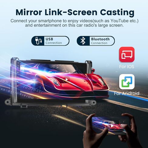 2G+64G Android Car Stereo for Toyota Sienna 2011-2014 with Wireless Carplay Android Auto, 9 Inch Touch Screen Bluetooth Car Radio Support GPS Navigation WiFi HiFi Audio FM SWC USB + HD Backup Camera in Saudi Arabia