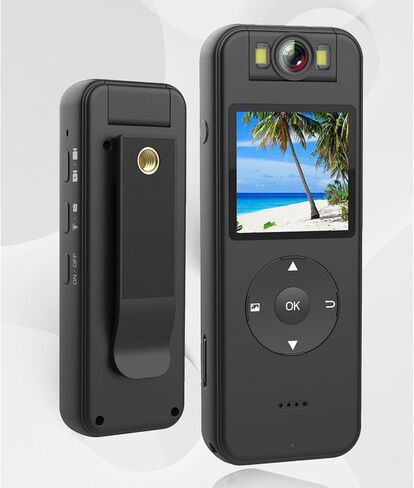 GOWENIC 4K WiFi VCR Body Cameras with Audio and Video Recording,Video Recorder 180° Rotatable Lens, 1/4 Inch Threaded Interface,Body Cam with Night Vision Lights for Outdoor in Saudi Arabia