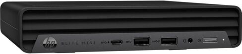 كمبيوتر مكتبي صغير HP Elite Mini 800 G9 للمنزل والأعمال (Intel i7-12700T 12-Core، 64GB DDR5 4800MHz RAM، 8TB PCIe SSD، Intel UHD 770، WiFi، Bluetooth، أسود، Win 11 Pro) مع قاعدة توصيل USB-C in Saudi Arabia